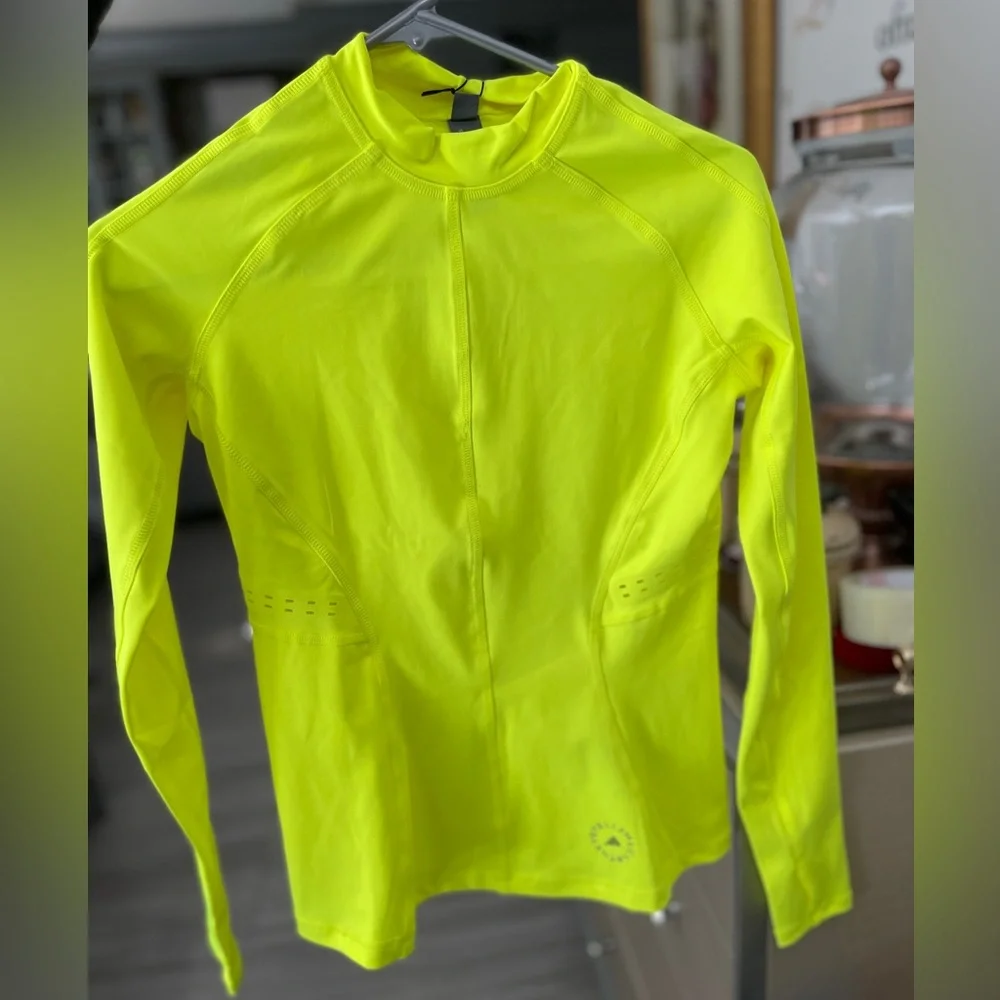 Adidas by Stella McCartney Neon Yellow Sweater - Picture 3 of 11